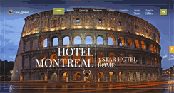 Desktop Screenshot of hotelmontrealrome.com